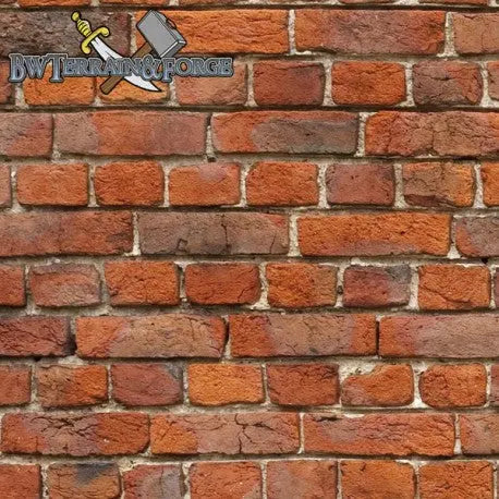 Forge Mats: Brick Yard Pitch with Logo 36 x 36 for Guild Ball - bw-terrain-forge