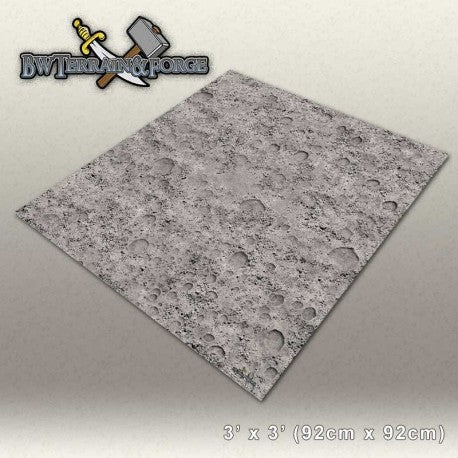 Forge Mats: Cratered Moon - bw-terrain-forge