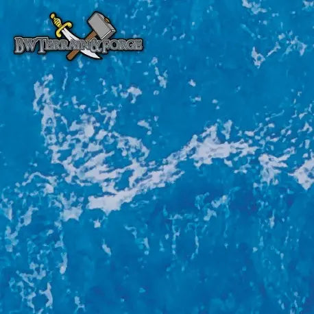 Forge Mats: Deep Blue Ocean - Open Water Themed Gaming Mat - bw-terrain-forge