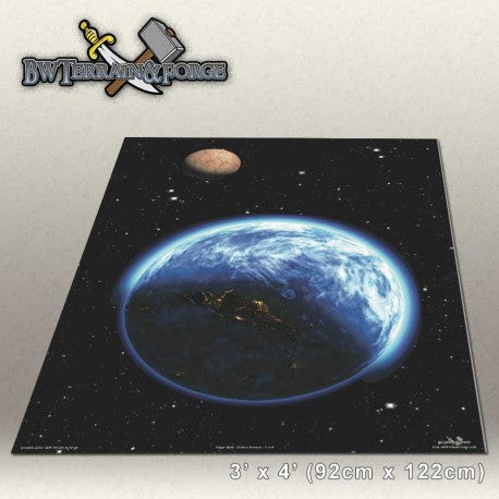 Forge Mats: Orbital Pursuit - space themed gaming mat - bw-terrain-forge