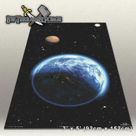 Forge Mats: Orbital Pursuit - space themed gaming mat - bw-terrain-forge