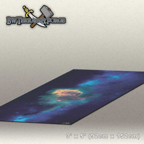 Forge Mats: Encounter At Nebula LV-2463 - space themed gaming mat - bw-terrain-forge