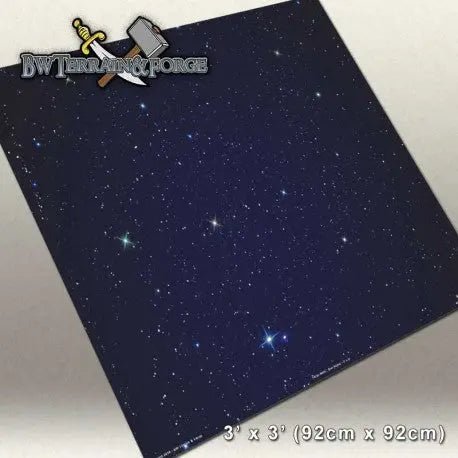 Forge Mats: Star Scape Space Gaming Mat - BW Terrain & Forge