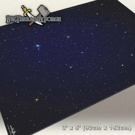 Forge Mats: Star Scape Space Gaming Mat - BW Terrain & Forge