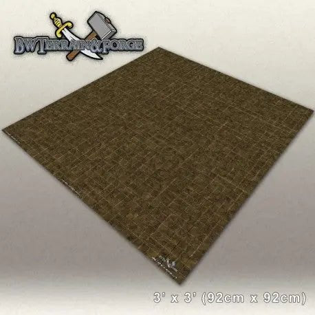 Forge Mats: Tan Stone Tiles Gaming Mat - BW Terrain & Forge