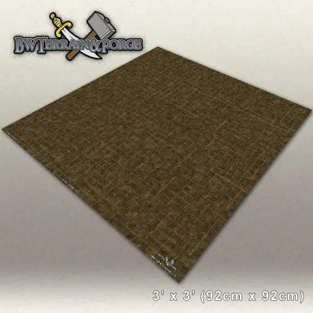 Forge Mats: Tan Stone Tiles - bw-terrain-forge