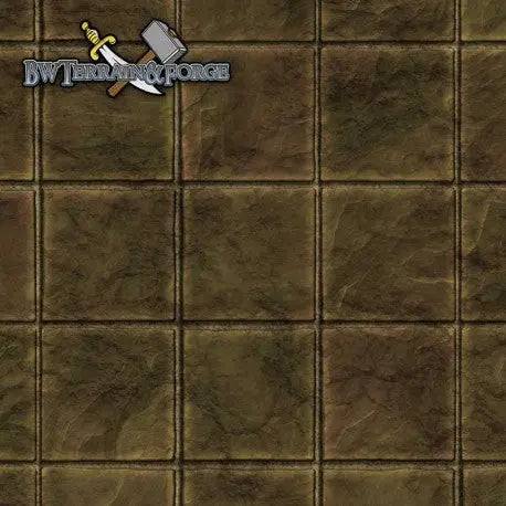 Forge Mats: Tan Stone Tiles - bw-terrain-forge