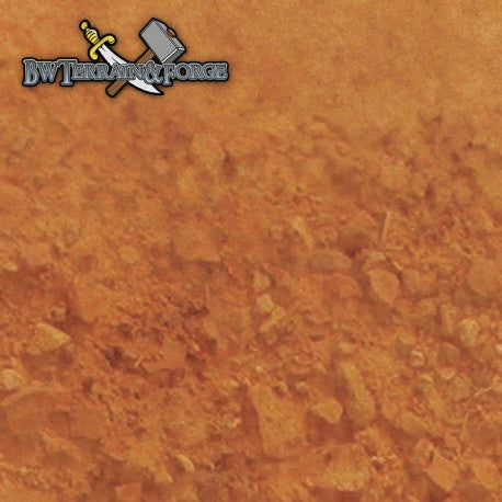 Forge Mats: Red Desert - Mars Themed Gaming Mat - bw-terrain-forge
