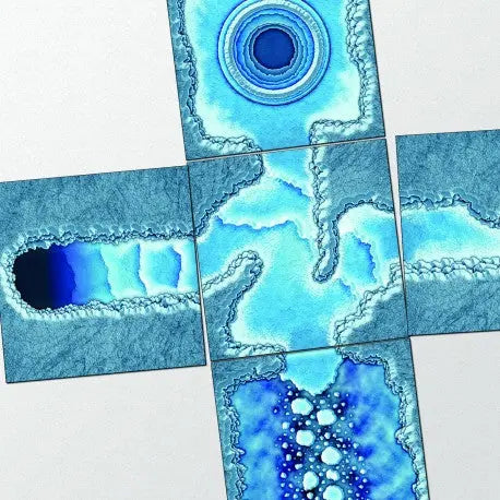 Digital Forge: Ice Cave - Arctic Cave Themed Modular Terrain Tiles - bw-terrain-forge