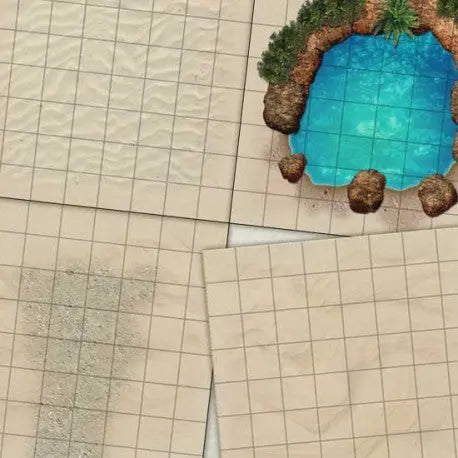 Digital Forge: Pharaoh's Desert : Ancient Desert Themed Modular Terrain Tiles - bw-terrain-forge