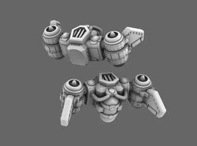 Space Orcs Jetpack Type 01 (Digital STL) - BW Terrain & Forge