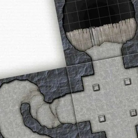 Digital Forge: The Bandit's Cave - Modular Terrain Tiles - bw-terrain-forge